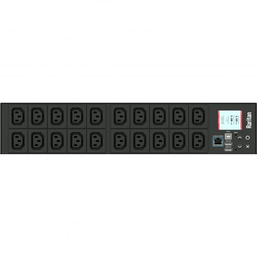 Raritan PX3-5440CR 20-Outlets PDUMonitoredIEC 60320 C20 (2P3W)20 x IEC 60320 C13230 V ACNetwork (RJ-45)2UHorizontalRa… PX3-5440CR