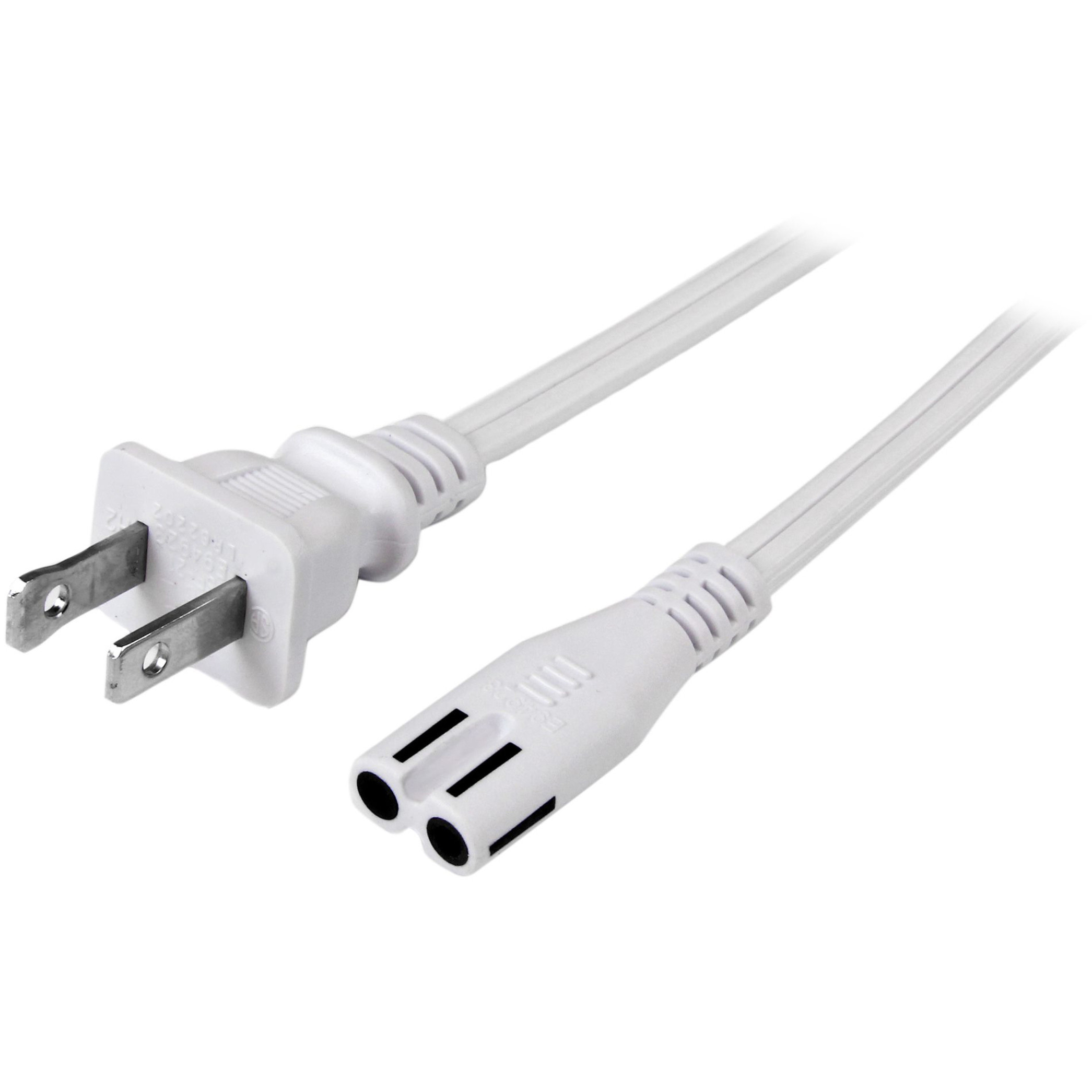 Startech .com 6 ft White Standard Laptop Power CordNEMA 1-15P to C7Power your Apple Mac Mini or other C7-device with this 6ft, white lap… PXT101NB6W