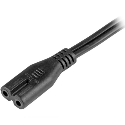 Startech .com 6ft (2m) Laptop Power Cord, NEMA 1-15P to C7, 10A 125V, 18AWG, Laptop Replacement Power Cord, Power Brick Cable, UL Listed6ft L… PXT101NB