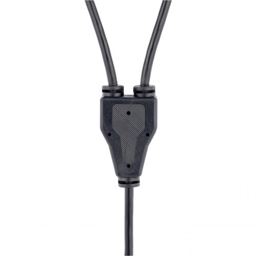 Startech .com 10ft (3m) Computer Power Y Cord, NEMA 5-15P to C13, 10A 125V, 18AWG, Black Replacement PC Power Cord, TV/Monitor Power Cable10… PXT101Y10