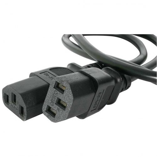 Startech .com 6ft (2m) Computer Power Cord Y Splitter, NEMA 5-15P to 2x C13 Y Cable, 10A 125V, 18AWG, AC Power Cord, Monitor Power Cable6ft (2… PXT101Y