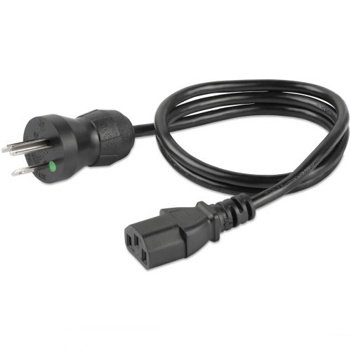 Startech .com 3ft (1m) Hospital Grade Power Cord, 18AWG, NEMA 5-15P to C13, 10A 125V, Green Dot Medical Power Cable, Monitor Power Cable3ft… PXTMG1013
