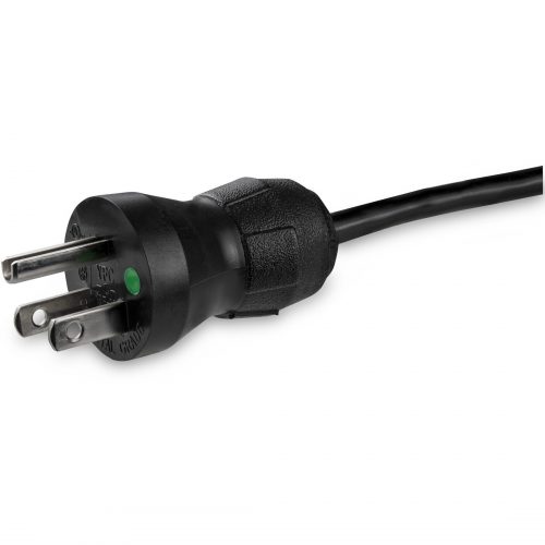 Startech .com 6ft (2m) Hospital Grade Power Cord, 18AWG, NEMA 5-15P to C13, 10A 125V, Green Dot Medical Power Cable, Monitor Power Cable6ft… PXTMG1016