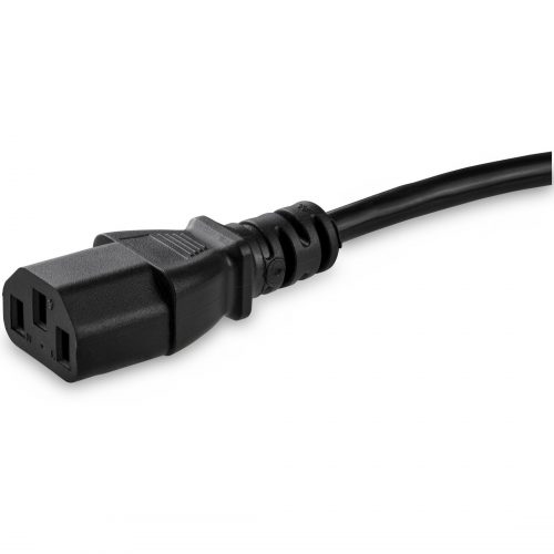 Startech .com 6ft (2m) Hospital Grade Power Cord, 18AWG, NEMA 5-15P to C13, 10A 125V, Green Dot Medical Power Cable, Monitor Power Cable6ft… PXTMG1016