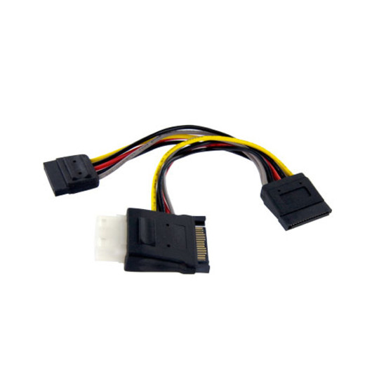 Startech .com SATA to LP4 with 2x SATA Power Splitter Cable6 PYOLP42SATA