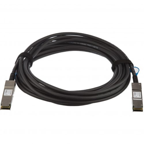 Startech .com MSA Uncoded Compatible 7m 40G QSFP+ to QSFP+ Direct Attach Cable40 GbE QSFP+ Copper DAC 40 Gbps Low Power Active TwinaxQS… QSFP40GAC7M