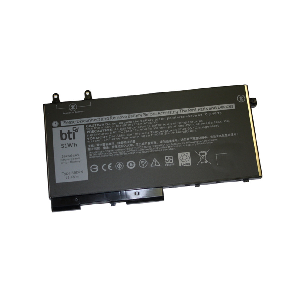 Battery Technology BTI Compatible Model   INSPIRON 15 7590 2-IN 1   LATITUDE 5500   LATITUDE 5401   LATITUDE 5501   PRECISION 3540 Compatible OEM 0R8D7… R8D7N-BTI