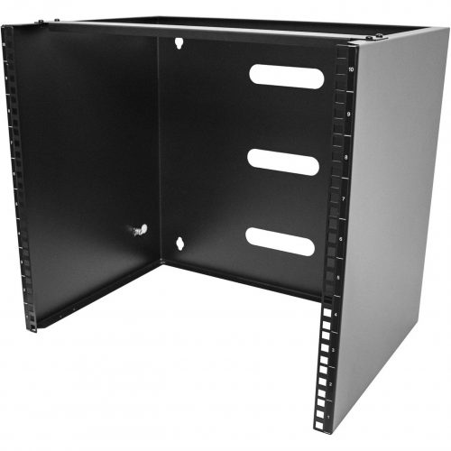 Startech .com 10U Wall Mount Rack, 14in Deep, 19 inch Wall Mount Network Rack, Wall Mounting Patch Panel Bracket for Switch/IT Equipm… RACK-10U-14-BRACKET