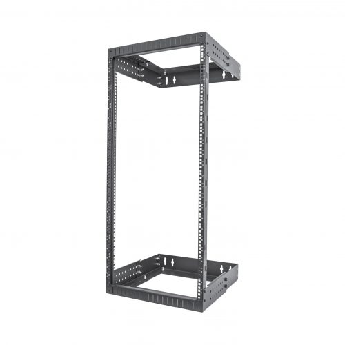 Startech .com 24U 19″ Wall Mount Network RackAdjustable Depth 12-20″ Open Frame for Server Room /AV/Data/Computer Equipment w/Cage… RACK-24U-20-WALL-OA
