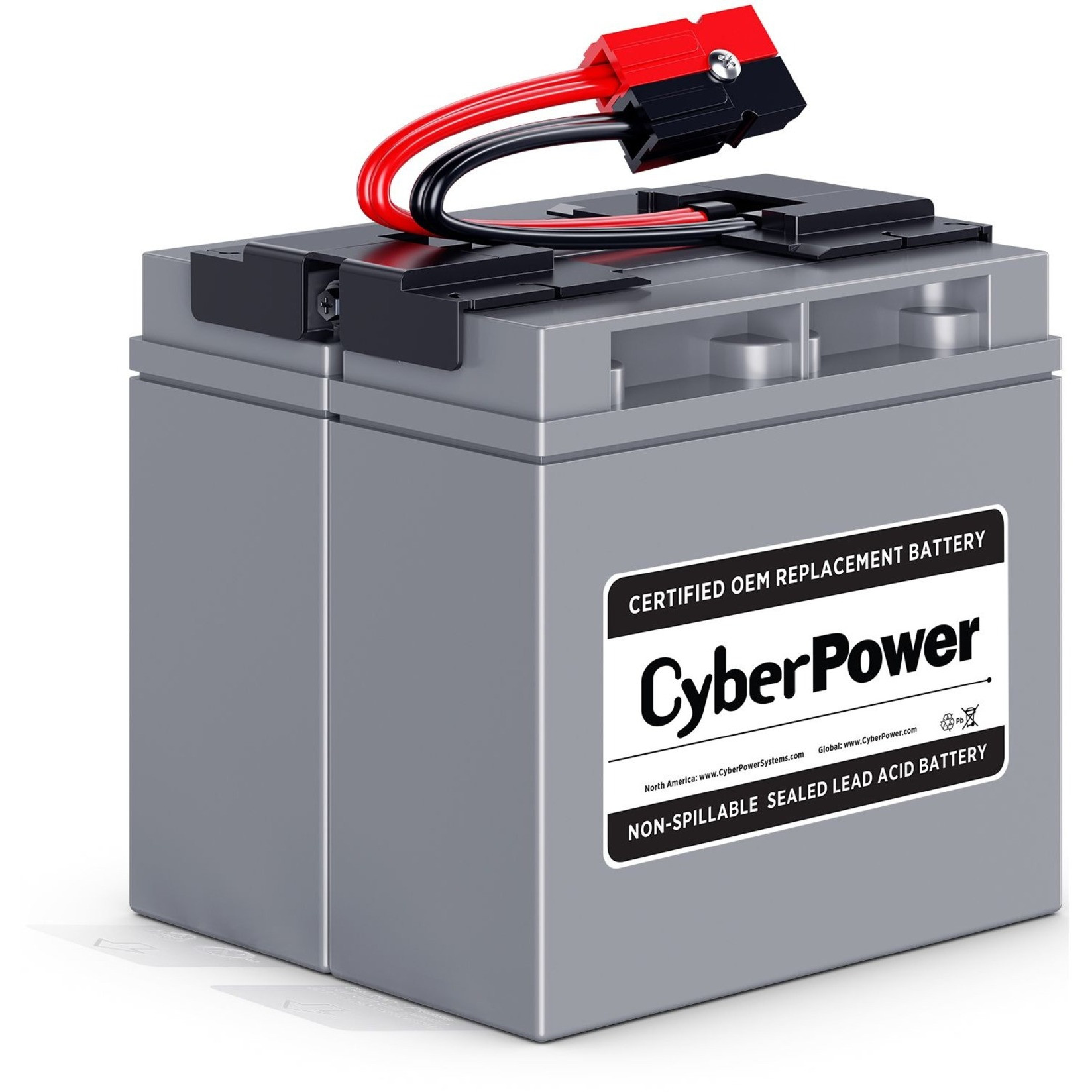 Cyber Power RB12170X2A Replacement Battery Cartridge2 X 12 V / 17 Ah Sealed Lead-Acid Battery, 18MO Warranty RB12170X2A