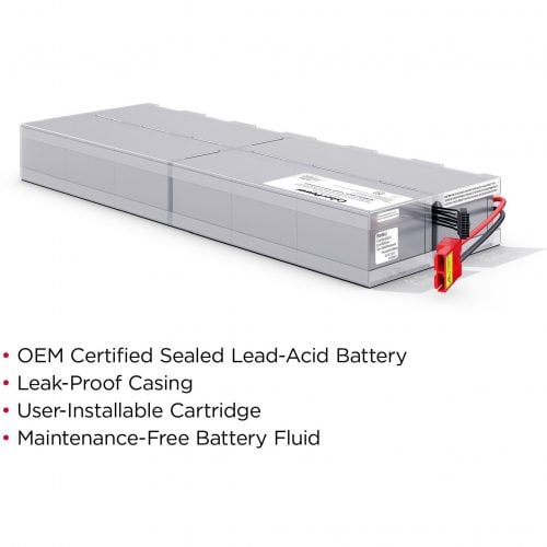 CyberPower RB1260X12 UPS Battery Pack – 12 V DC Leak Proof Lead Acid