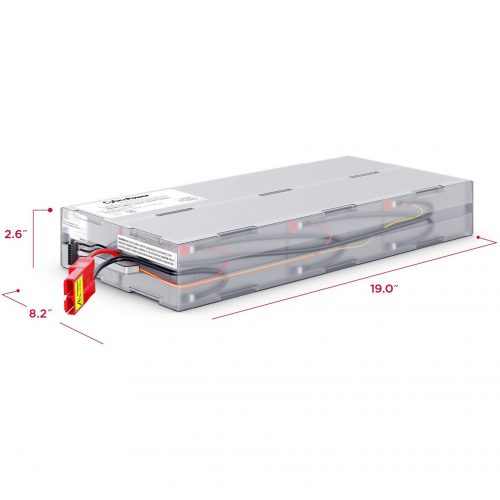 Cyber Power RB1260X12 UPS Battery Pack6000 mAh12 V DCLead AcidLeak Proof RB1260X12