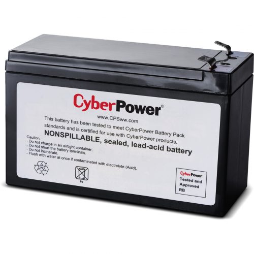 Cyber Power RB1270A UPS Replacement Battery Cartridge7Ah12V DCMaintenance-free Sealed Lead Acid RB1270A