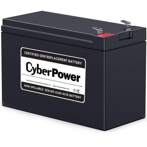 Cyber Power RB1270B Replacement Battery Cartridge1 X 12 V / 7.2 Ah Sealed Lead-Acid Battery, 18MO Warranty RB1270B