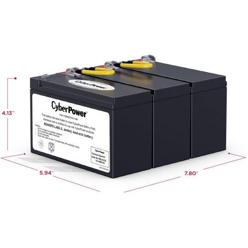 Cyber Power RB1270X3A Replacement Battery Cartridge3 X 12 V / 7 Ah Sealed Lead-Acid Battery, 18MO Warranty RB1270X3A