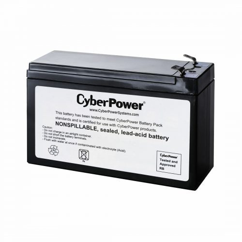 Cyber Power RB1280A Replacement Battery Cartridge1 X 12 V / 8 Ah Sealed Lead-Acid Battery, 18MO Warranty RB1280A