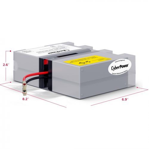Cyber Power RB1290X2C Replacement Battery Cartridge2 X 12 V / 9 Ah Sealed Lead-Acid Battery, 18MO Warranty RB1290X2C