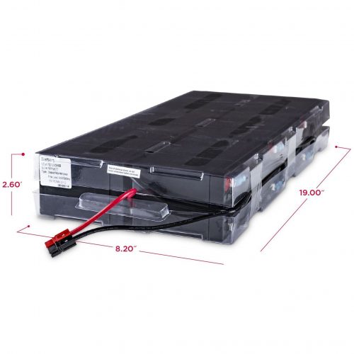 Cyber Power RB1290X6B Replacement Battery Cartridge6 X 12 V / 9 Ah Sealed Lead-Acid Battery, 18MO Warranty RB1290X6B
