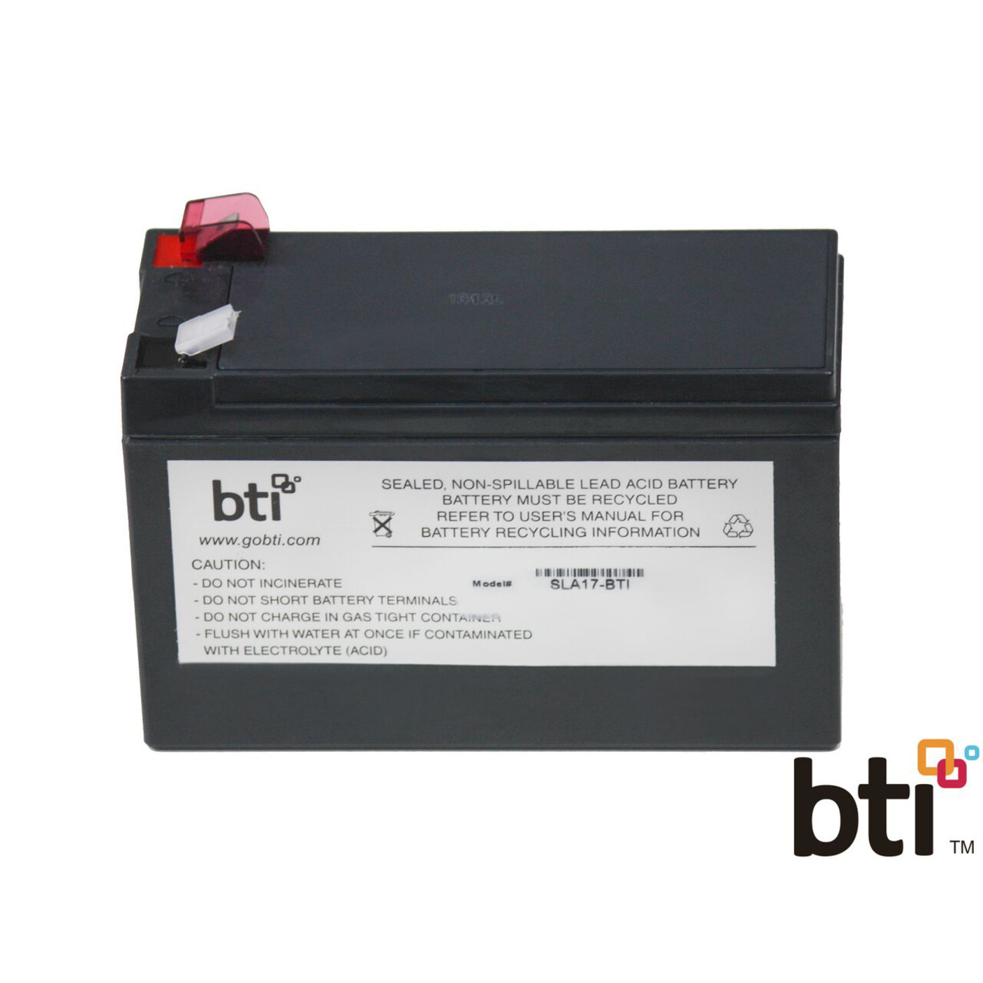 Battery Technology BTI Replacement  RBC17 for APCUPS Lead AcidCompatible with APC UPS BE850G2 BE650G1 BR700G BX850M BE850M2 BE650G1-… RBC17-SLA17-BTI