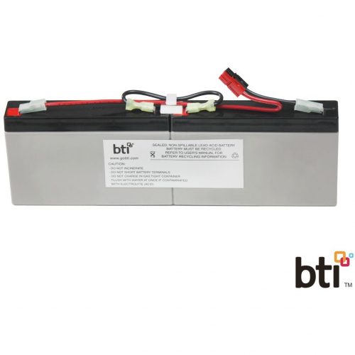 Battery Technology BTI Replacement  RBC18 for APCUPS Lead AcidCompatible with APC UPS SC450RMI1U RBC18-SLA18-BTI