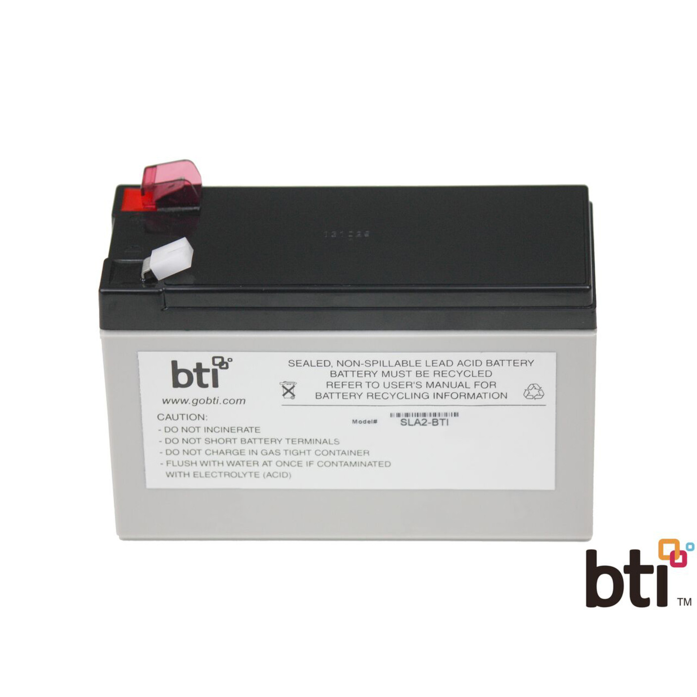 Battery Technology BTI Replacement  RBC2 for APCUPS Lead AcidCompatible with APC UPS BK500BLK BK350 BK500 SC420 RBC2-SLA2-BTI