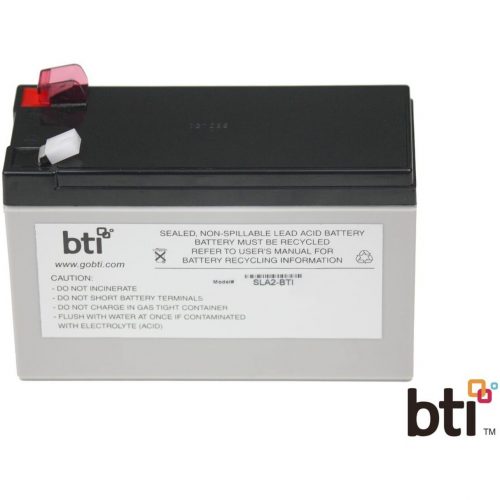 Battery Technology BTI Replacement  RBC2 for APCUPS Lead AcidCompatible with APC UPS BK500BLK BK350 BK500 SC420 RBC2-SLA2-BTI