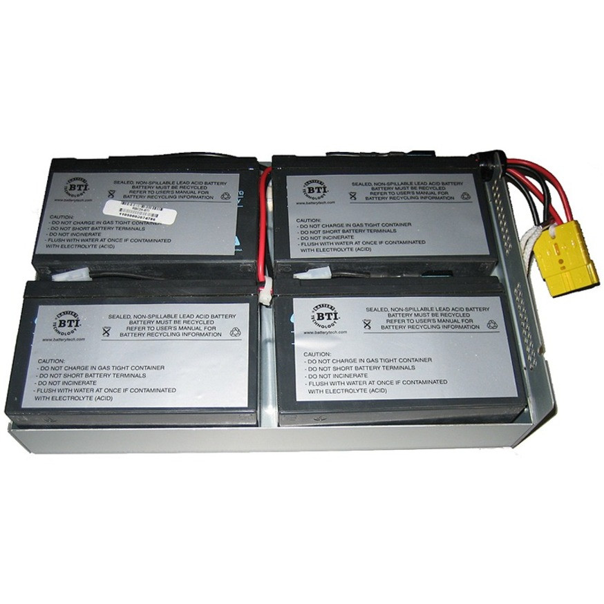 Battery Technology BTI Replacement  RBC24 for APCUPS Lead AcidCompatible with APC UPS DLA1500RM2U, SU1400R2BX120, SU1400R2IBX120, SU… RBC24-SLA24-BTI