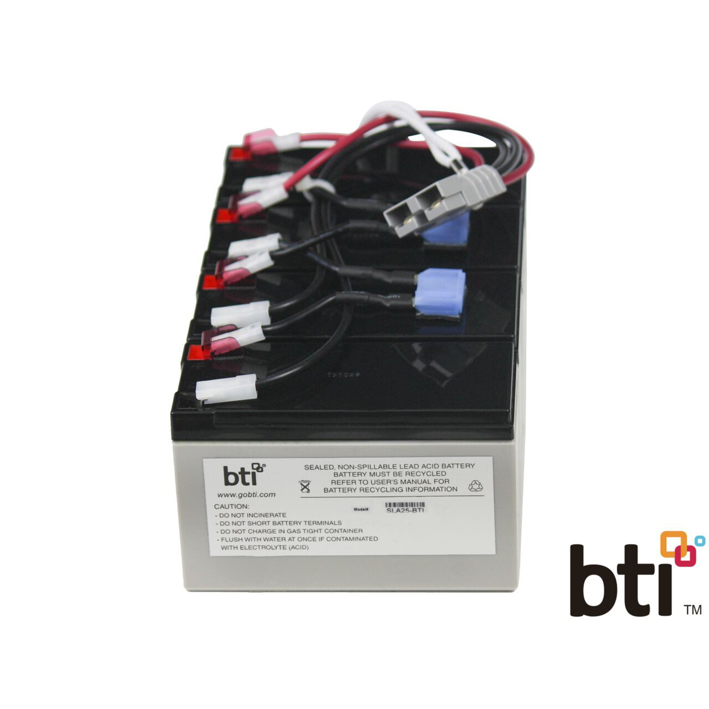 Battery Technology BTI Replacement  RBC25 for APCUPS Lead Acid12 V DCLead Acid RBC25-SLA25-BTI