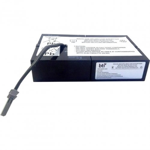 Battery Technology BTI Replacement  RBC59 for APCUPS Lead Acid12 V DCLead AcidSpill Proof RBC59-SLA59-BTI