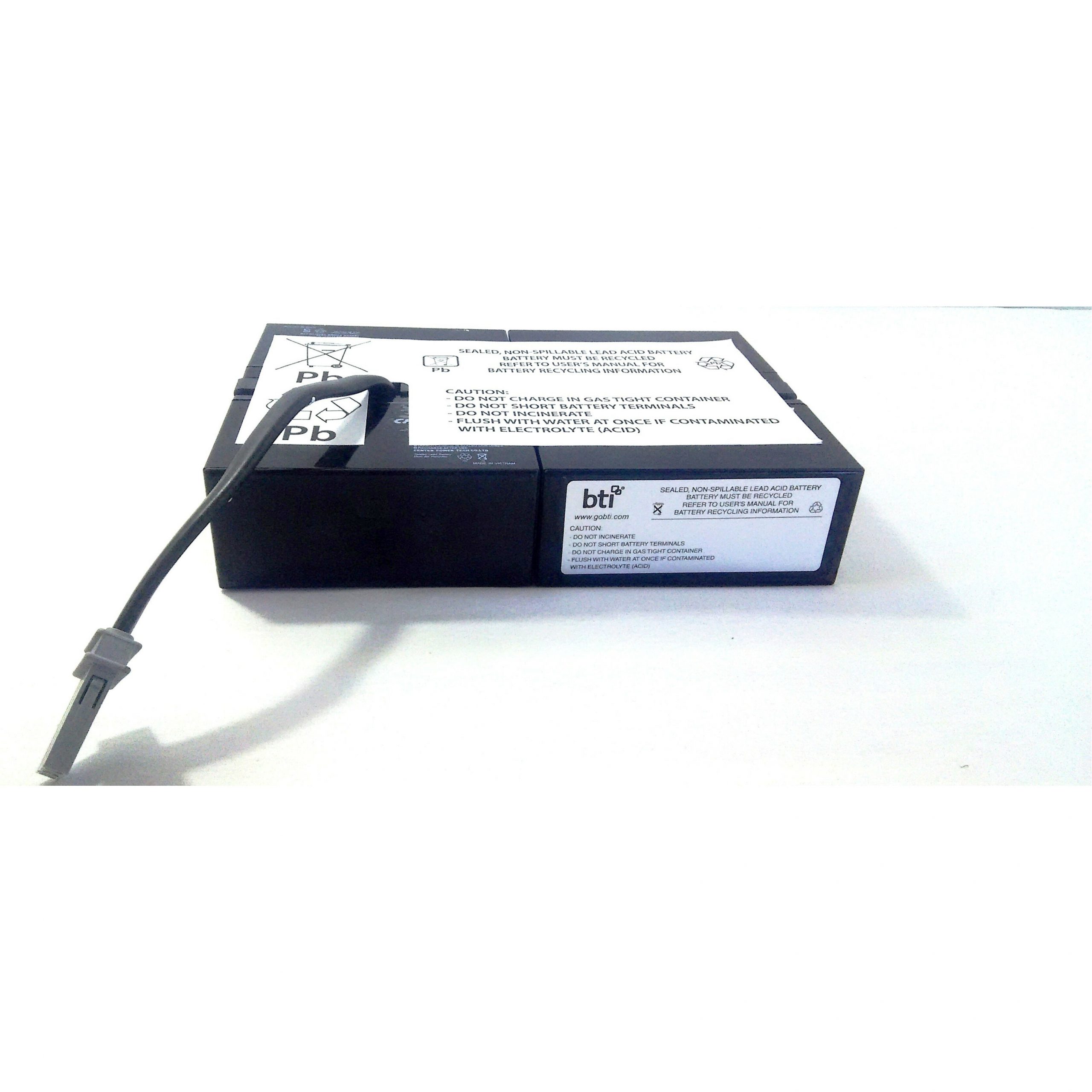 Battery Technology BTI Replacement  RBC59 for APCUPS Lead Acid12 V DCLead AcidSpill Proof RBC59-SLA59-BTI