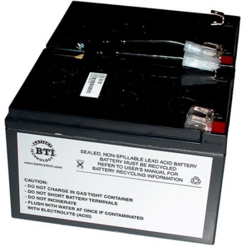 Battery Technology BTI Replacement  RBC6 for APCUPS Lead AcidCompatible APC UPS SMT1000C RBC6-SLA6-BTI