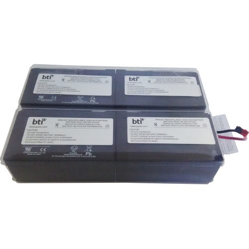 Battery Technology BTI Replacement  2U for TRIPP LITEUPS Lead Acid12 V DCLead Acid RBC94-2U-BTI