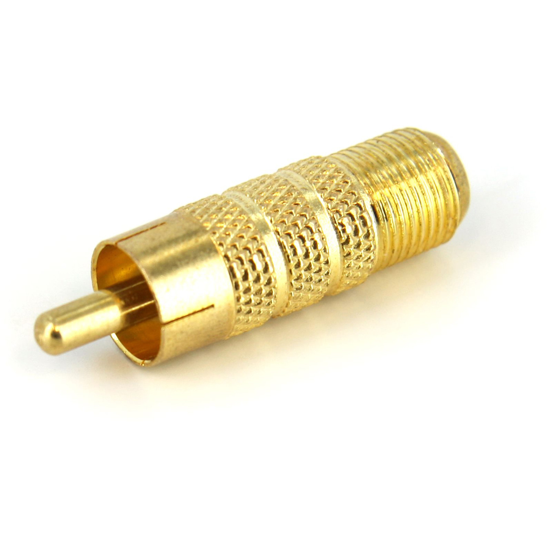 Startech .com RCA to F Type Coaxial Adapter M/F1 x F Connector Female Audio/Video1 x RCA Male Audio/VideoGold-plated ConnectorsGold RCACOAXMF