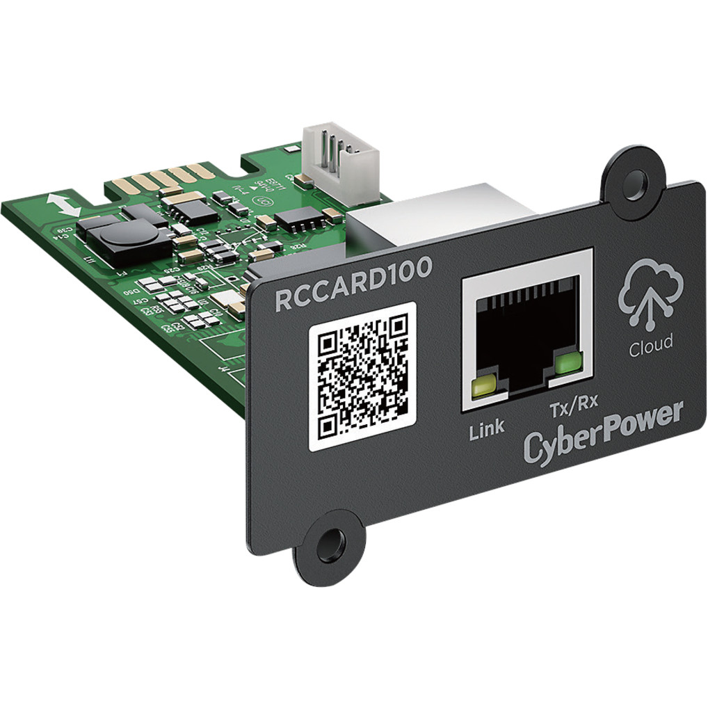 Cyber Power RCCARD100  Cloud Monitoring CardBlack  WarrantyHardware & Accessories RCCARD100