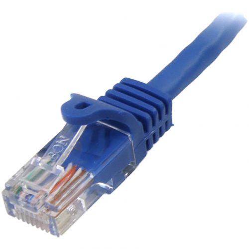 Startech .com 75 ft Cat5e Blue Snagless RJ45 UTP Cat 5e Patch Cable75ft Patch CordMake Fast Ethernet network connections using this hig… RJ45PATCH75