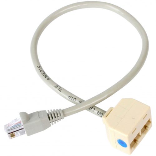 Startech .com .com 2-to-1 RJ45 Splitter Cable AdapterNetwork splitterRJ-45 (M)RJ-45 (F)RJ-45 MaleRJ-45 Female RJ45SPLITTER