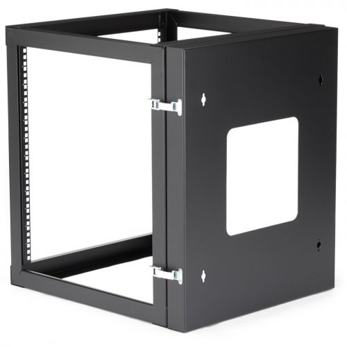 Startech .com 12U 22in Depth Hinged Open Frame Wallmount Server RackWall-mount your server or networking equipment with a hinged rack des… RK1219WALLOH