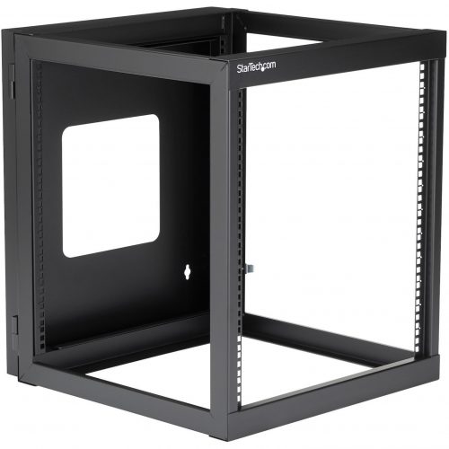Startech .com 12U 22in Depth Hinged Open Frame Wallmount Server RackWall-mount your server or networking equipment with a hinged rack des… RK1219WALLOH