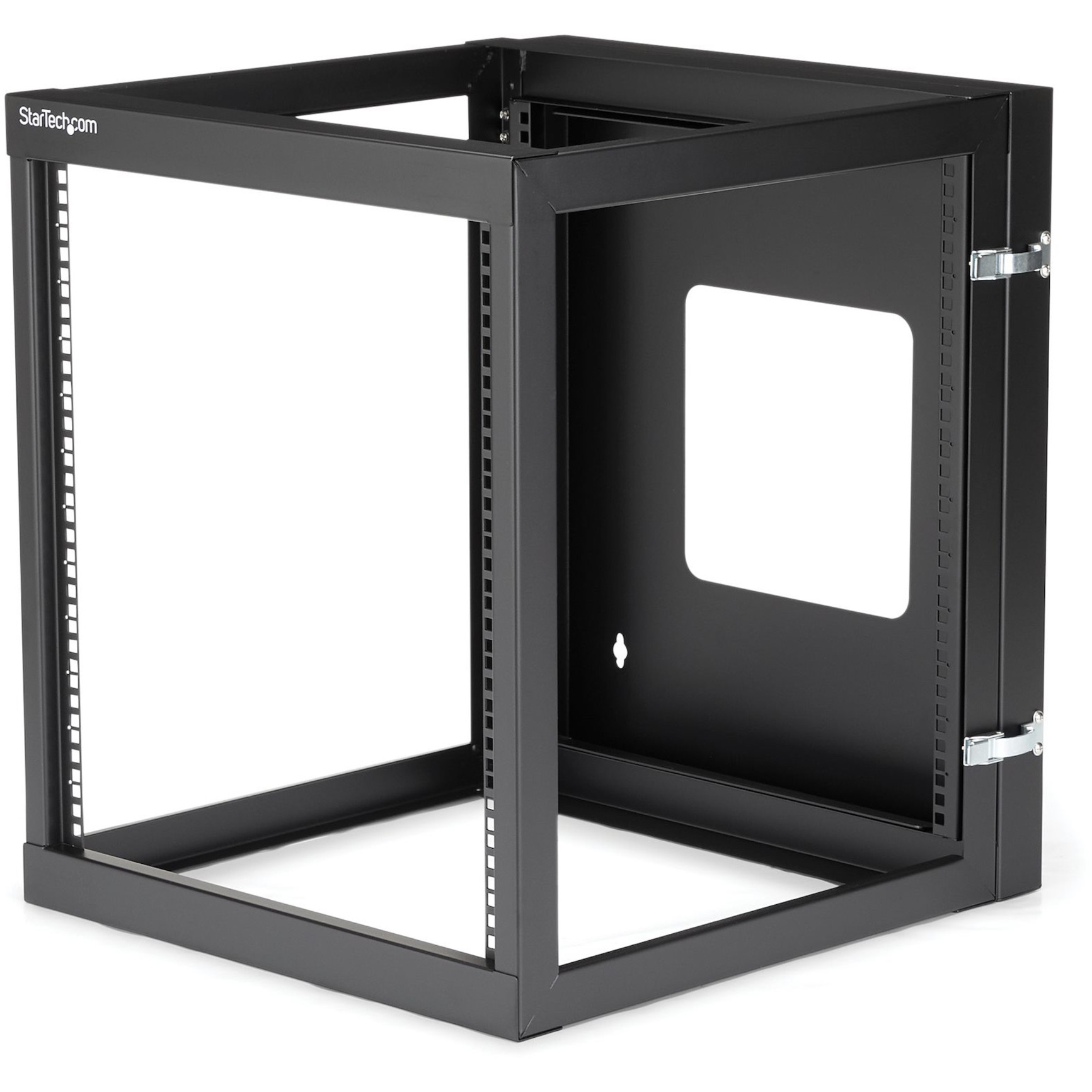 Startech .com 12U 22in Depth Hinged Open Frame Wallmount Server RackWall-mount your server or networking equipment with a hinged rack des… RK1219WALLOH