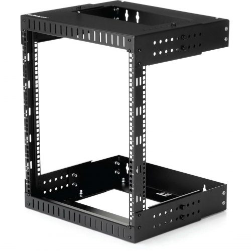 Startech .com 12U 19″ Wall Mount Network RackAdjustable Depth 12-20″ Open Frame for Server Room /AV/Data/Computer Equipment w/Cage NutsA… RK12WALLOA