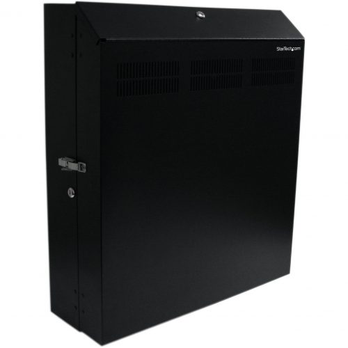 Startech .com Wallmount Server Rack with Dual Fans and LockVertical Mounting Rack for Server4UVertically wall-mount your server or ne… RK419WALVS