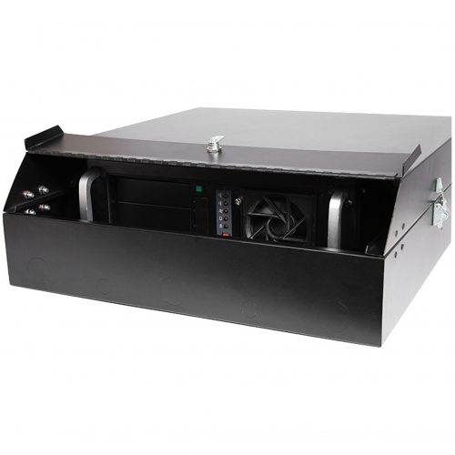 Startech .com Wallmount Server Rack with Dual Fans and LockVertical Mounting Rack for Server4UVertically wall-mount your server or ne… RK419WALVS