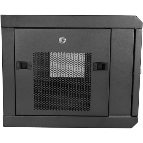 Startech .com 2 Post 6U 19″ Wall Mount Network Cabinet 15″ DeepLocking Vented IT Data Equipment/Switch Rack Enclosure w/Shelf/Hook&Loop6U… RK616WALM