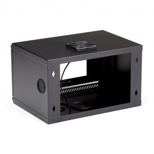 Startech .com 6U 19″ Wallmount Server Rack Cabinet Acrylic DoorSecurely wall-mount network and telecom equipment to the wall with this locka… RK619WALL