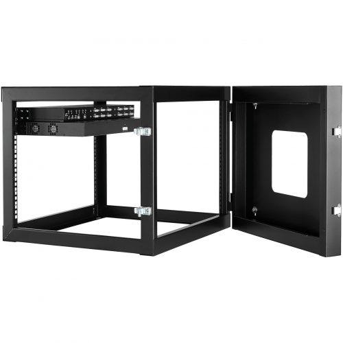 Startech .com 8U 22in Depth Hinged Open Frame Wallmount Server RackWall-mount your server or networking equipment with a hinged rack desig… RK819WALLOH