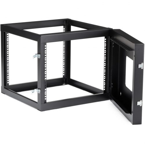 Startech .com 8U 22in Depth Hinged Open Frame Wallmount Server RackWall-mount your server or networking equipment with a hinged rack desig… RK819WALLOH