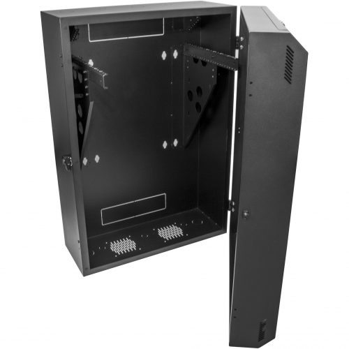 Startech .com 8U 19″ Vertical Wall Mount Server Rack Cabinet EnclosureLow Profile (15″)30″ Deep Locking w/2U for Network IT Equipment -… RK830WALVS