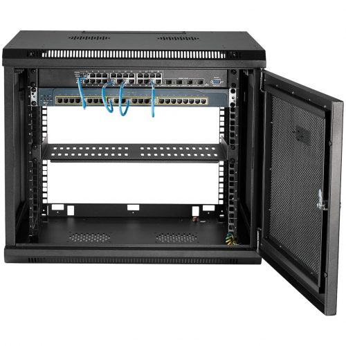 Startech .com 9U Wallmount Server Rack CabinetWallmount Network CabinetUp to 19 in. DeepUse this wall-mount network cabinet to mount y… RK920WALM