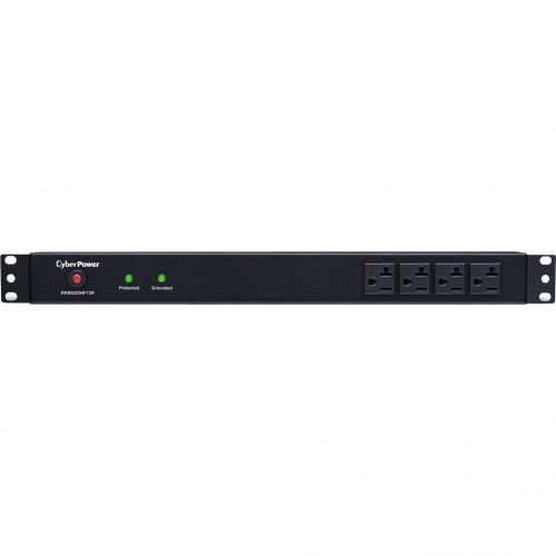 Cyber Power Rackbar Surge Suppressor RM 1U RKBS20S4F12R 20A 16-OutletReceptacles: 16 x NEMA 5-20R1800J RKBS20S4F12R