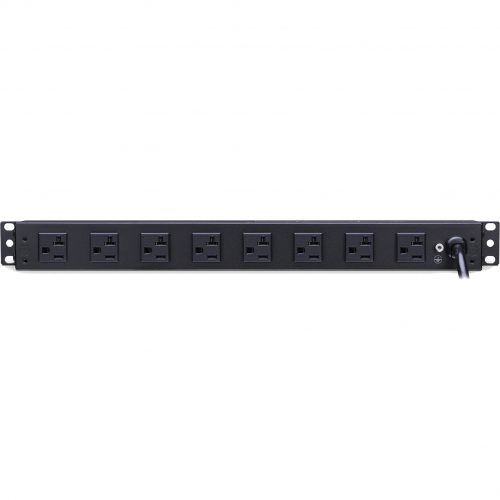 Cyber Power RKBS20ST4F8R Rackbar 12Outlet Surge with 1800 JClamping Voltage 400V, 15 ft, NEMA L5-20P, Straight, EMI/RFI Filtration, Bl… RKBS20ST4F8R